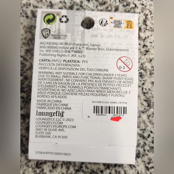 NWT Harry Potter Loungefly Pin: Chibi Harry with Hogwarts Letter and Owl - Picture 2 of 2